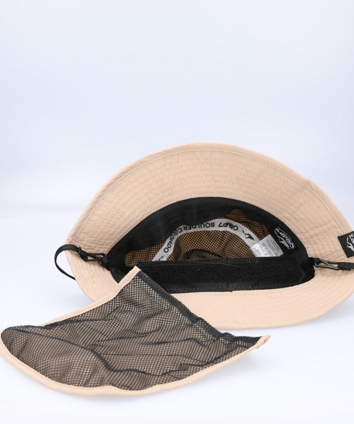 CAMP7（キャンプセブン）の「【CAMP7】ＣＯＯＬＭＡＸナイロンハット / 吸水速乾（ハット・キッズ・ブラック/ブルー/ベージュ・フリー）」の18枚目の写真