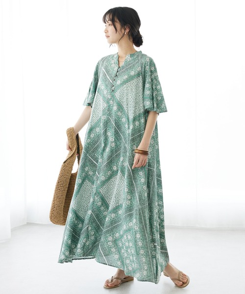 【KOCHE】 マルチカラー パネル パッチワーク DRESS ワンピース CRAFT STANDARD BOUTIQUE（クラフトスタンダードブティック）の