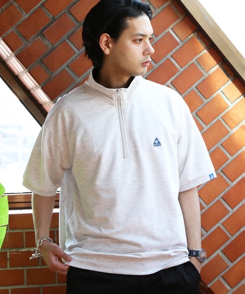 8(eight)(エイト)の「GERRY 半袖ハーフジップTシャツ(Tシャツ/カットソー・メンズ・ホワイト/アッシュグレー/ブラック・LARGE/X-LARGE/MEDIUM)」の3枚目の写真
