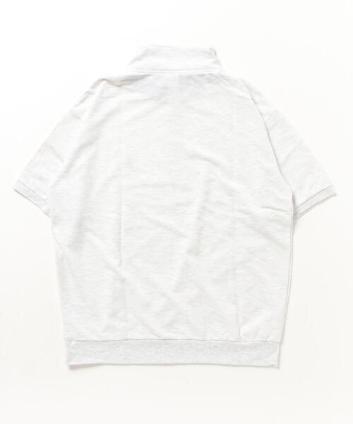 8(eight)(エイト)の「GERRY 半袖ハーフジップTシャツ(Tシャツ/カットソー・メンズ・ホワイト/アッシュグレー/ブラック・LARGE/X-LARGE/MEDIUM)」の4枚目の写真