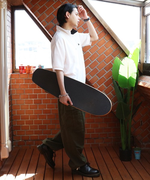 8(eight)(エイト)の「GERRY 半袖ハーフジップTシャツ(Tシャツ/カットソー・メンズ・ホワイト/アッシュグレー/ブラック・LARGE/X-LARGE/MEDIUM)」の8枚目の写真