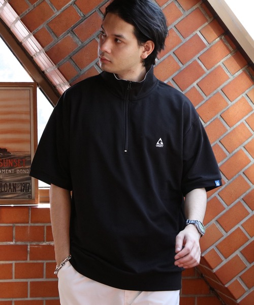 8(eight)(エイト)の「GERRY 半袖ハーフジップTシャツ(Tシャツ/カットソー・メンズ・ホワイト/アッシュグレー/ブラック・LARGE/X-LARGE/MEDIUM)」の12枚目の写真