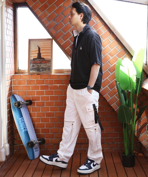 8(eight)(エイト)の「GERRY 半袖ハーフジップTシャツ(Tシャツ/カットソー・メンズ・ホワイト/アッシュグレー/ブラック・LARGE/X-LARGE/MEDIUM)」の19枚目の写真