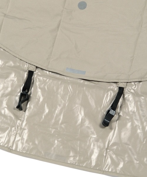 niko and...（ニコアンド）の「オリジナル自転車レインポンチョ（レインコート/ポンチョ・レディース・サンドグレー/セージグリーン/サックスブルー/オリーブ・0）」の15枚目の写真