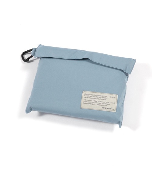 niko and...（ニコアンド）の「オリジナル自転車レインポンチョ（レインコート/ポンチョ・レディース・サンドグレー/セージグリーン/サックスブルー/オリーブ・0）」の19枚目の写真