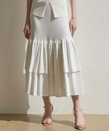 Mermaid Flare Knit Skirt