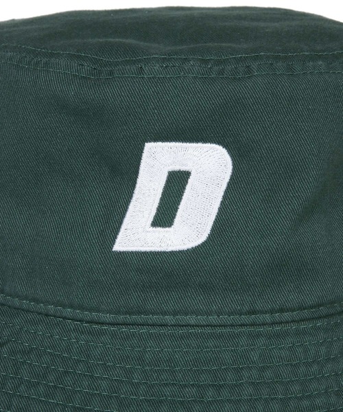 The DUFFER of ST.GEORGE（ザダファーオブセントジョージ）の「"D" EMBLEM BUCKET HAT：バケットハット（ハット・メンズ・ダークグリーン/ブラック・F）」の8枚目の写真