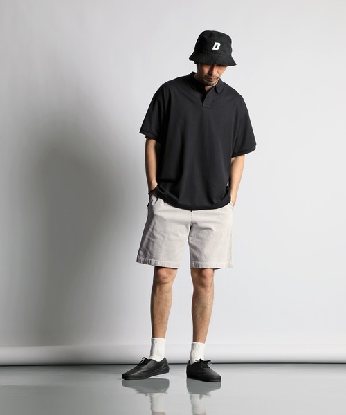 The DUFFER of ST.GEORGE（ザダファーオブセントジョージ）の「"D" EMBLEM BUCKET HAT：バケットハット（ハット・メンズ・ダークグリーン/ブラック・F）」の9枚目の写真