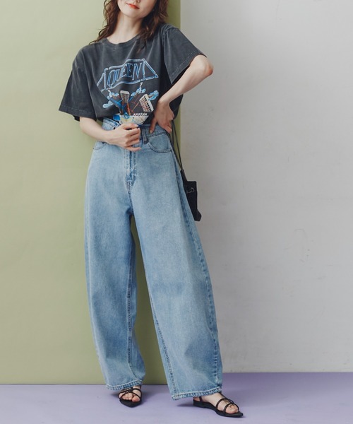 ⭐️最終価格⭐️プリーツプリーズインハードリームマダムT試着のみ極美品⭐️ FREE'S MART（フリーズマート）の「◇デニムエッグパンツ（デニム