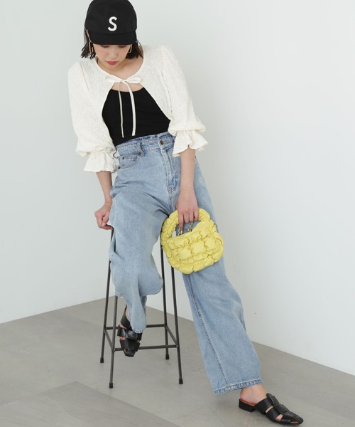 FREE'S MART（フリーズマート）の「◇デニムエッグパンツ（デニムパンツ・レディース・ライトインディゴブルー/ワンウォッシュ・MEDIUM/SMALL）」の15枚目の写真