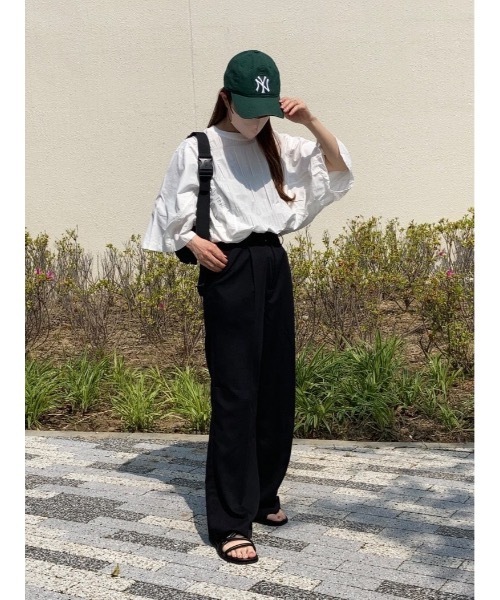 ANOTHER S(アナザーエス)の「ドローコードビッグシルエットTシャツ(Tシャツ/カットソー・レディース・ホワイト/ブラック・FREE)」の6枚目の写真