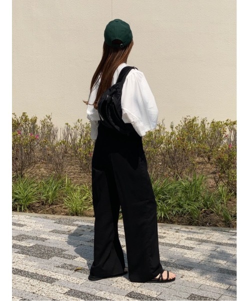 ANOTHER S(アナザーエス)の「ドローコードビッグシルエットTシャツ(Tシャツ/カットソー・レディース・ホワイト/ブラック・FREE)」の5枚目の写真
