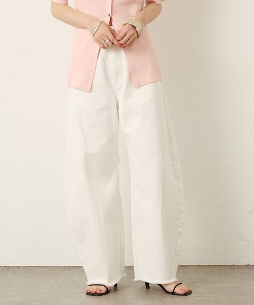 Omekashi(オメカシ)の「ツイルコクーンパンツ(その他パンツ・レディース・ベージュ/オフホワイト/ブラック・34/36/38)」の16枚目の写真