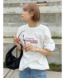 Ungrid | 【WEB限定】刺繍ロゴルーズスウェット(スウェット)