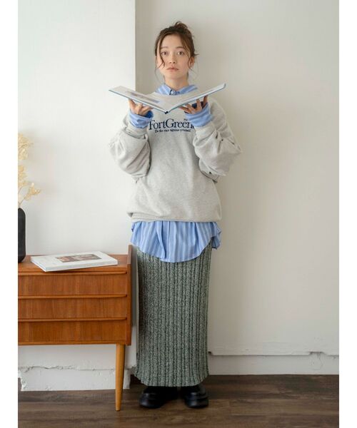 Ungrid（アングリッド）の「【WEB限定】刺繍ロゴルーズ