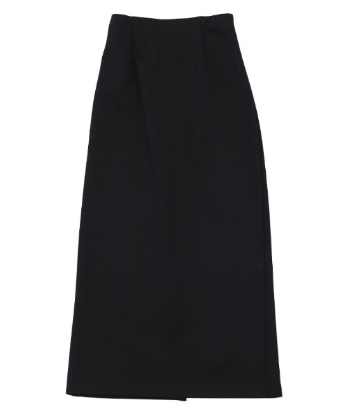select MOCA(セレクトモカ)の「バックスリットストレッチナロースカート(スカート・レディース・アイボリー/ブラック/カーキ・SMALL/MEDIUM)」の12枚目の写真