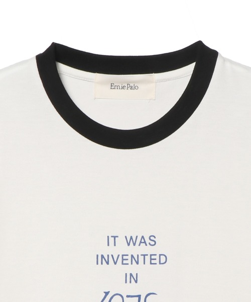 ernie palo アーニーパロ　今期　Tシャツ　ロゴ　ホワイト　ブラック　M Ernie Palo〉Exclusive for 6 - UAコラム／UA COLUMNS