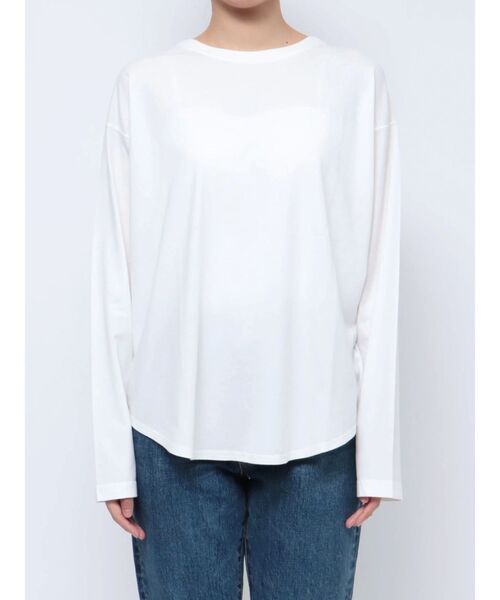 Ungrid（アングリッド）の「ラウンドロングスリーブTee（Tシャツ/カットソー・レディース・オフホワイト・FREE）」の22枚目の写真