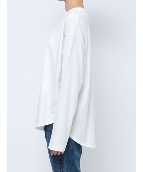 Ungrid（アングリッド）の「ラウンドロングスリーブTee（Tシャツ/カットソー・レディース・オフホワイト・FREE）」の21枚目の写真