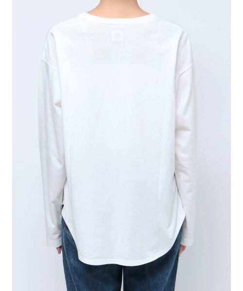 Ungrid（アングリッド）の「ラウンドロングスリーブTee（Tシャツ/カットソー・レディース・オフホワイト・FREE）」の20枚目の写真