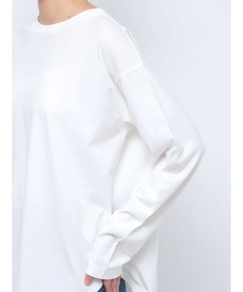 Ungrid（アングリッド）の「ラウンドロングスリーブTee（Tシャツ/カットソー・レディース・オフホワイト・FREE）」の18枚目の写真