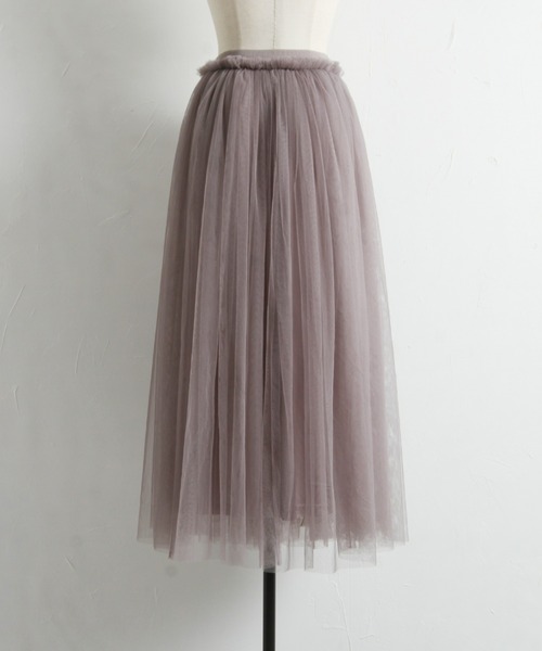 &. NOSTALGIA(アンドドットノスタルジア)の「【ZOZO限定】2wayボリュームチュールスカート(スカート・レディース・ブラック/グレイッシュベージュ・M)」の18枚目の写真