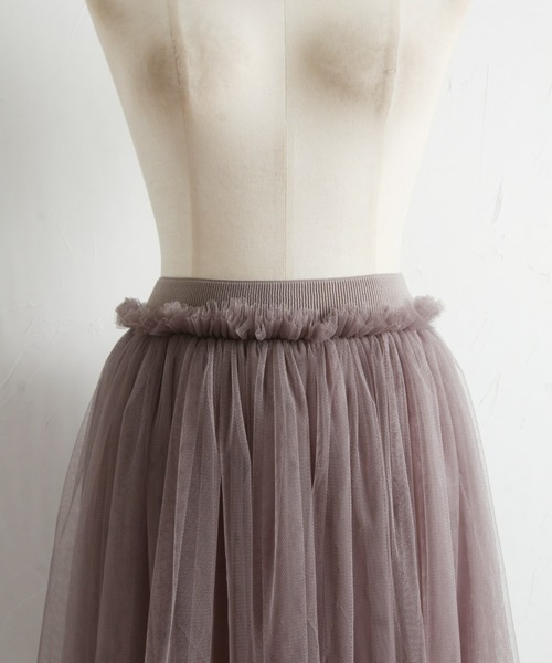 &. NOSTALGIA(アンドドットノスタルジア)の「【ZOZO限定】2wayボリュームチュールスカート(スカート・レディース・ブラック/グレイッシュベージュ・M)」の20枚目の写真