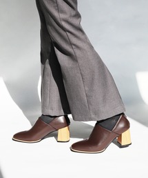 RiiiKa | 【RiiiKa/リーカ】ウッド調ヒールブーティ(ブーツ)