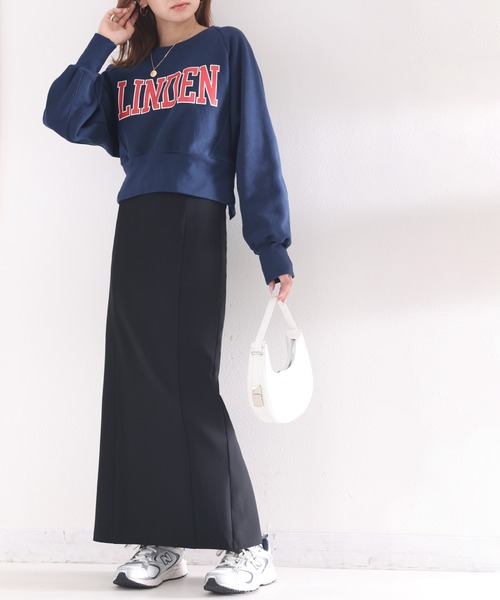 classicalelf（クラシカルエルフ）の「こなれ感も美脚も叶う。ハイウエストペンシルスカート(ロング丈)（スカート・レディース・ベージュ/ブラウン/ブラック・LARGE/MEDIUM/SMALL/X-LARGE）」の20枚目の写真