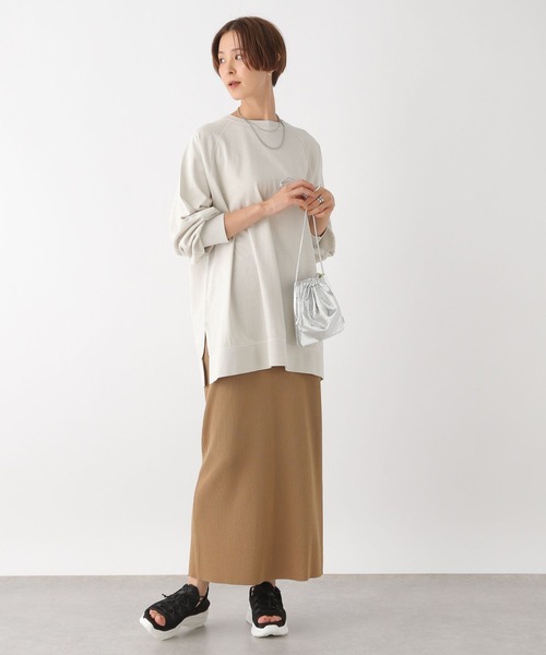 LEPSIM（レプシィム）の「ビンテージライクチュニック　908510（Tシャツ/カットソー・レディース・チャコールグレー/ベージュ/オフホワイト/ブルー・FREE）」の15枚目の写真