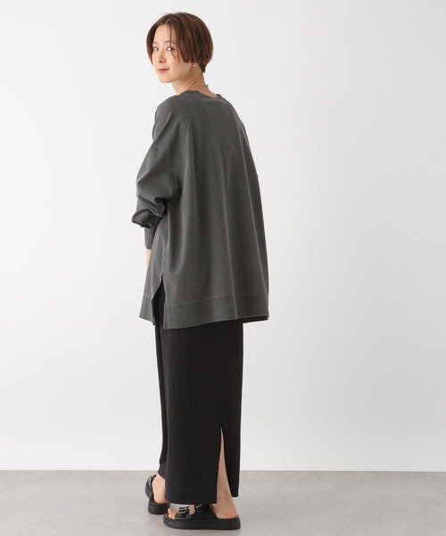 LEPSIM（レプシィム）の「ビンテージライクチュニック　908510（Tシャツ/カットソー・レディース・チャコールグレー/ベージュ/オフホワイト/ブルー・FREE）」の18枚目の写真