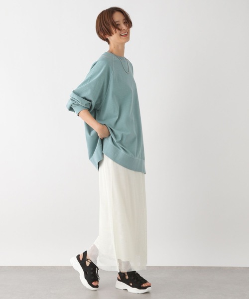 LEPSIM（レプシィム）の「ビンテージライクチュニック　908510（Tシャツ/カットソー・レディース・チャコールグレー/ベージュ/オフホワイト/ブルー・FREE）」の19枚目の写真