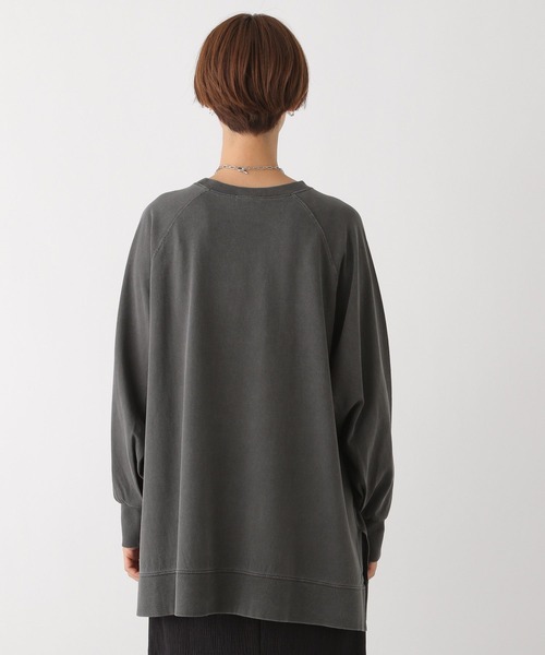 LEPSIM（レプシィム）の「ビンテージライクチュニック　908510（Tシャツ/カットソー・レディース・チャコールグレー/ベージュ/オフホワイト/ブルー・FREE）」の13枚目の写真