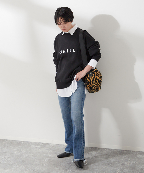 トップス POET MEETS DUBWISE CHILL OVERSIZED SWEAT POET MEETS DUBWISE（ポエットミーツダブワイズ）の「POET MEETS