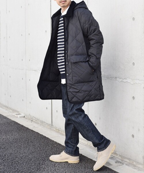 TAION（タイオン）の「【SHIPS any別注】TAION: 〈手洗い可能〉ダウン キルティング フード コート 23AW◇（ダウンジャケット/コート・メンズ・ブラック/ベージュ/ネイビー/グレー・SMALL/MEDIUM/LARGE/X-LARGE）」の6枚目の写真