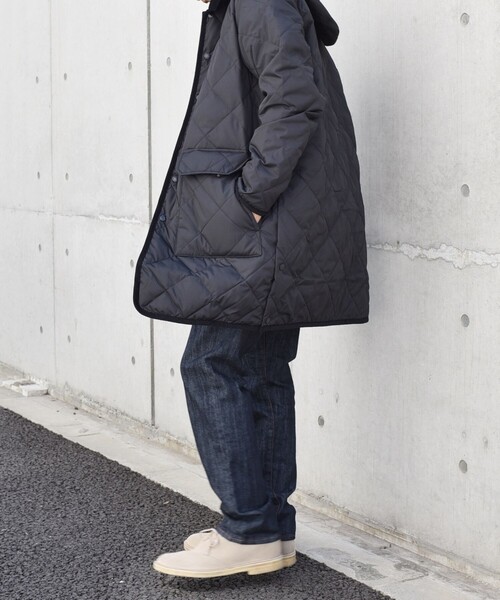 TAION（タイオン）の「【SHIPS any別注】TAION: 〈手洗い可能〉ダウン キルティング フード コート 23AW◇（ダウンジャケット/コート・メンズ・ブラック/ベージュ/ネイビー/グレー・SMALL/MEDIUM/LARGE/X-LARGE）」の11枚目の写真