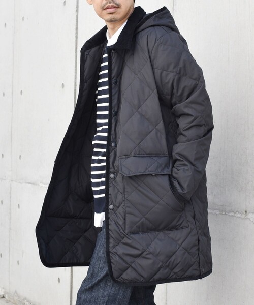 TAION（タイオン）の「【SHIPS any別注】TAION: 〈手洗い可能〉ダウン キルティング フード コート 23AW◇（ダウンジャケット/コート・メンズ・ブラック/ベージュ/ネイビー/グレー・SMALL/MEDIUM/LARGE/X-LARGE）」の18枚目の写真