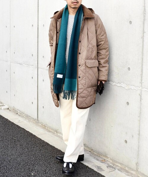 TAION（タイオン）の「【SHIPS any別注】TAION: 〈手洗い可能〉ダウン キルティング フード コート 23AW◇（ダウンジャケット/コート・メンズ・ブラック/ベージュ/ネイビー/グレー・SMALL/MEDIUM/LARGE/X-LARGE）」の14枚目の写真