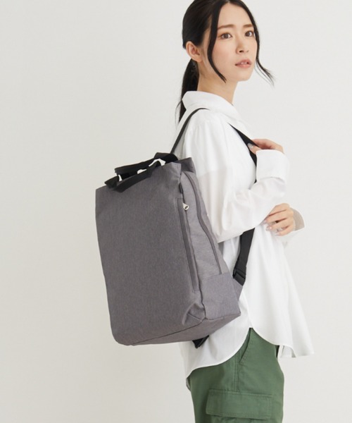 ROOTOTE(ルートート)の「ルートート/リュック バックパック SN.セオルー.ライトWリペレント-E(バックパック/リュック・レディース・サンドグレー/レンガ/ブルー/ブラック・FREE)」の3枚目の写真