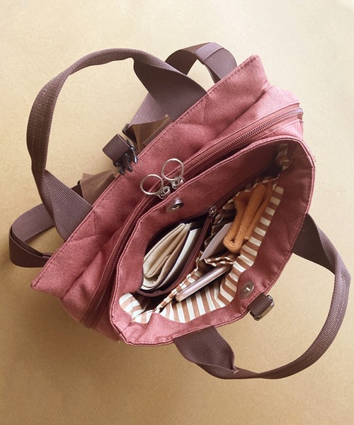 ROOTOTE(ルートート)の「ルートート/リュック バックパック SN.セオルー.ライトWリペレント-E(バックパック/リュック・レディース・サンドグレー/レンガ/ブルー/ブラック・FREE)」の8枚目の写真