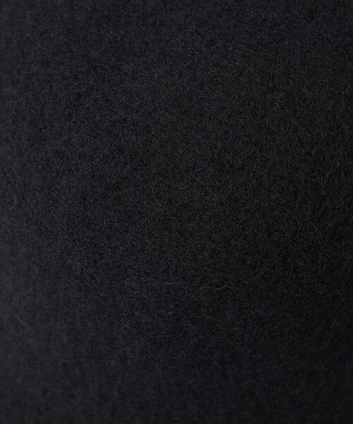OPAQUE.CLIP(オペークドットクリップ)の「◆ウール混チューリップハット(ハット・レディース・ブラック/オフホワイト・00)」の7枚目の写真