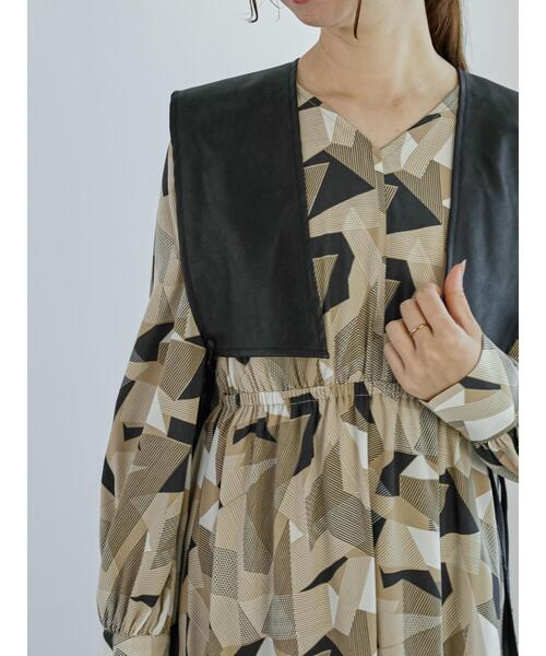 Te chichi(テチチ)の「サイドリボンショートベスト(ベスト・レディース・グレー/ブラック・F)」の21枚目の写真