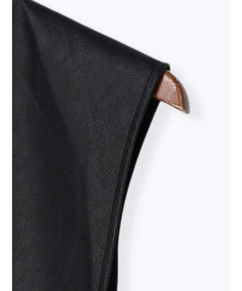 Te chichi(テチチ)の「サイドリボンショートベスト(ベスト・レディース・グレー/ブラック・F)」の13枚目の写真