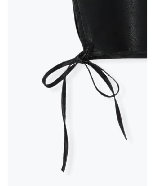 Te chichi(テチチ)の「サイドリボンショートベスト(ベスト・レディース・グレー/ブラック・F)」の12枚目の写真