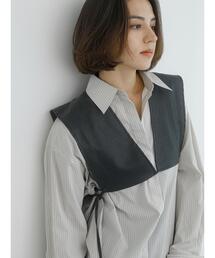 Te chichi | 【松井愛莉着用】サイドリボンショートベスト(ベスト)
