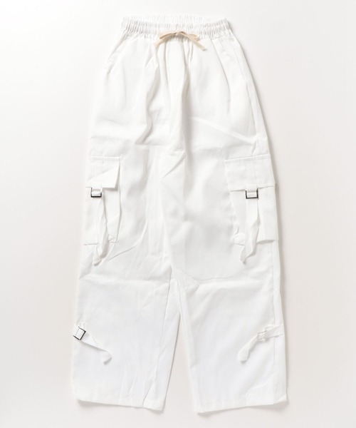 .KOM（ドットコム）の「『.KOM/ドットケーオーエム』サイドベルトカーゴパンツ【Y】【CN】（カーゴパンツ・メンズ・ブラック/ホワイト/グレー・3L）」の21枚目の写真