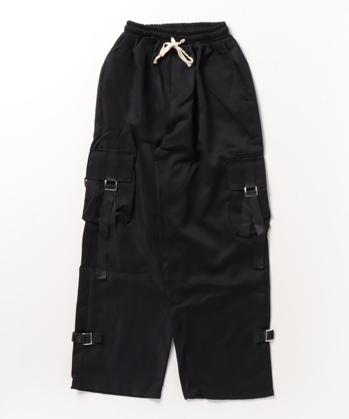 .KOM（ドットコム）の「『.KOM/ドットケーオーエム』サイドベルトカーゴパンツ【Y】【CN】（カーゴパンツ・メンズ・ブラック/ホワイト/グレー・3L）」の22枚目の写真