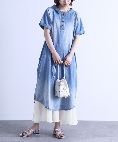 archivio ワンピース 「LADIES」裾プリーツUV遮熱ワンピース
