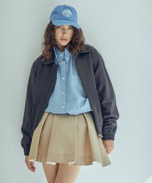 SEA（シー）の「チノ プリーツ スワンミニスカート（スカート）」 - WEAR