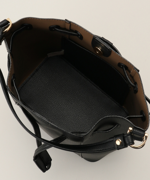 MIAN （ミアン）の「【MIAN/ミアン】2WAY巾着ショルダーバッグ（ショルダーバッグ・レディース・ベージュ/ブラック・FREE）」の11枚目の写真